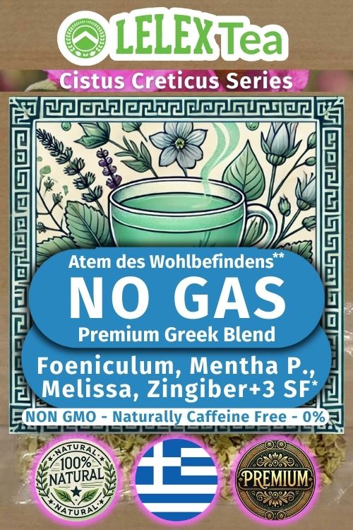 No Gas Kräutertee Meteorismus und Paukenschlag LelexTea