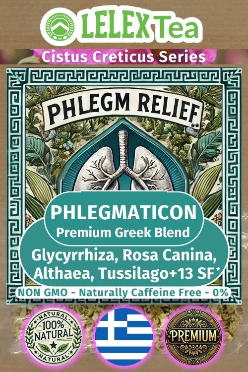 Phlegaticon Phleg Kräuter tee Atmen Besser und Natürlich LelexTea