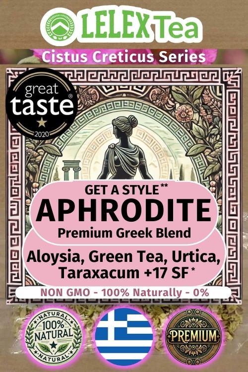 Aphrodite Tea for Slimming and Detoxifying Herbal Blend - Lelex Tea