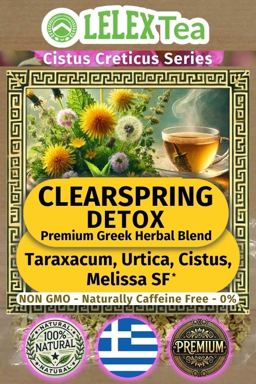 ClearSpring Detox Blend – Herbal Detox Mix for Cleansing & Revitalization LelexTea