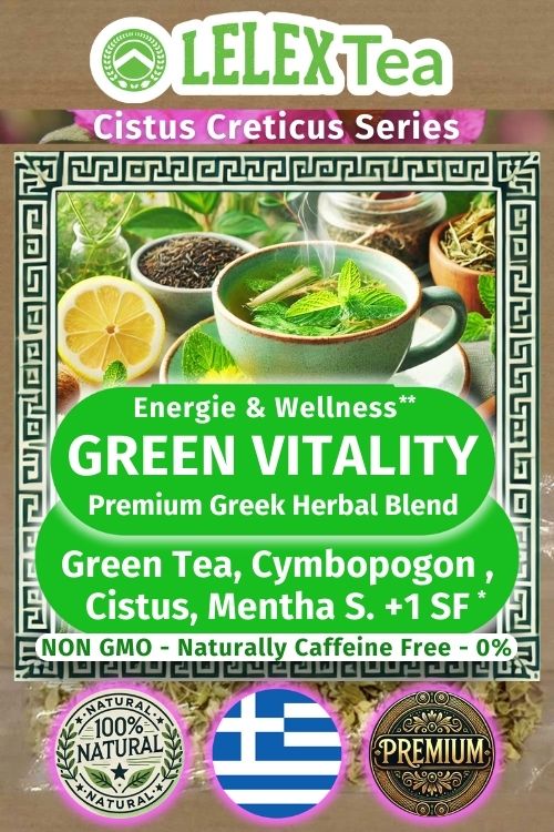 Green Vitality Blend – Belebende Kräutermischung für Energie & Wohlbefinden LelexTea