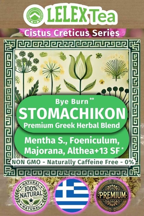 Herbal Tea Blend for Heartburn Stomachicon - Lelex Tea