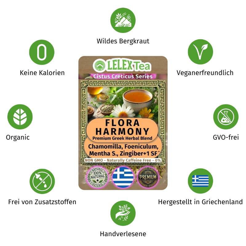 PREMIUM GRIECHISCHES BERGKRAUT Flora Harmony - Lelex Tea