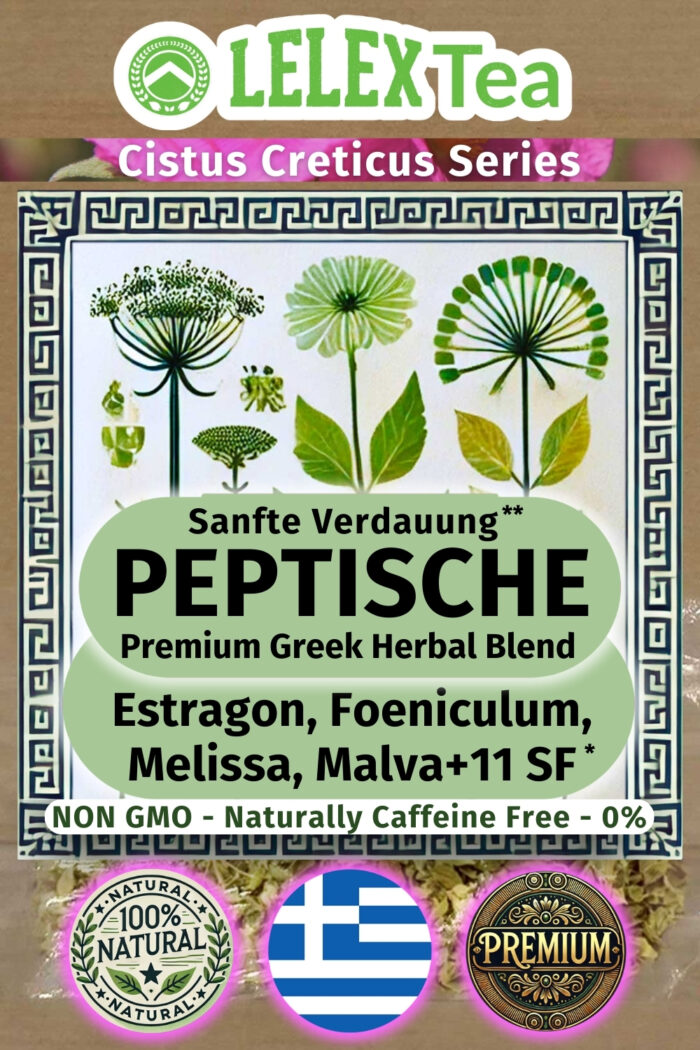 Tee Peptische Kräutermischung für eine gute Verdauung Peptikon - Lelex Tea