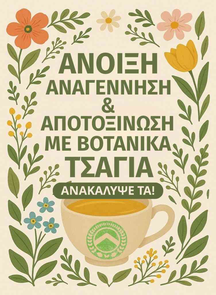 ΕΞΑΙΡΕΤΙΚΑ ΕΛΛΗΝΙΚΑ Βοτανικά Τσάγια Αποτοξίνωσης Detox -